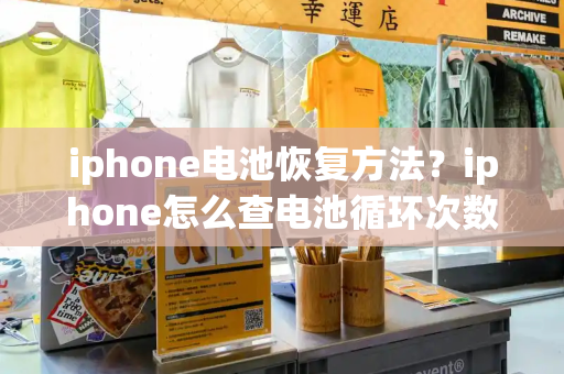 iphone电池恢复方法？iphone怎么查电池循环次数