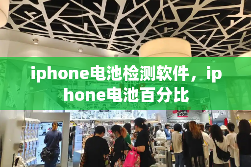 iphone电池检测软件，iphone电池百分比-第1张图片-星选测评