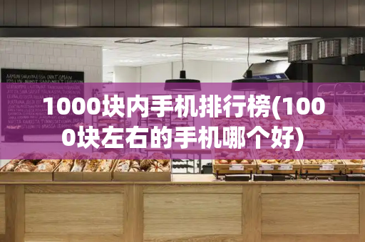 1000块内手机排行榜(1000块左右的手机哪个好)-第1张图片-星选测评