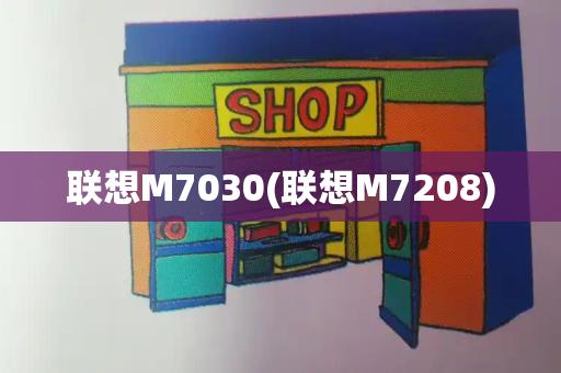 联想M7030(联想M7208)-第1张图片-星选测评