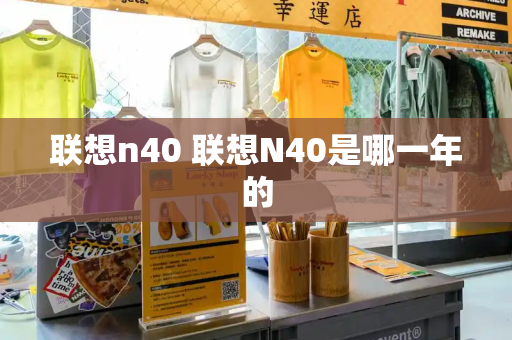 联想n40 联想N40是哪一年的-第1张图片-星选测评
