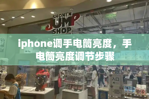 iphone调手电筒亮度，手电筒亮度调节步骤-第1张图片-星选测评