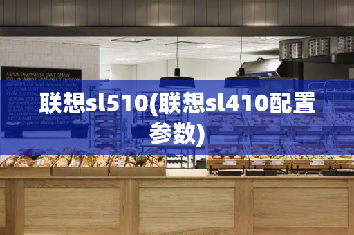 联想sl510(联想sl410配置参数)-第1张图片-星选测评