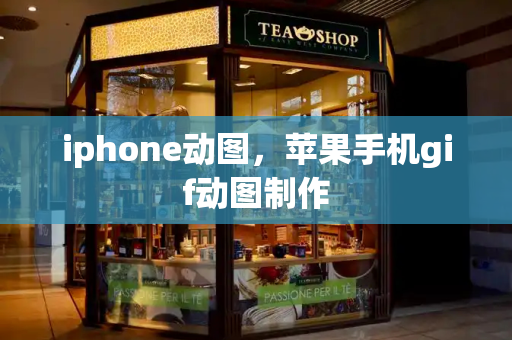 iphone动图，苹果手机gif动图制作