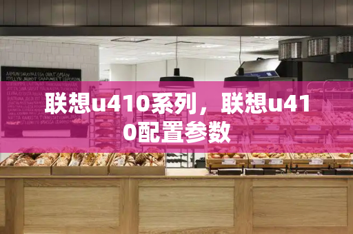 联想u410系列，联想u410配置参数-第1张图片-星选测评