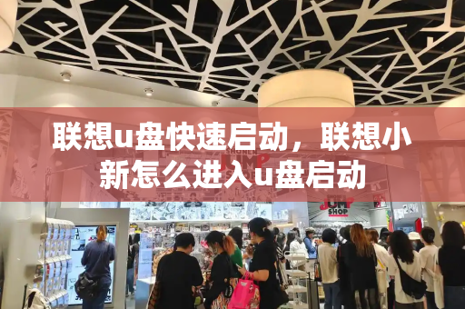 联想u盘快速启动，联想小新怎么进入u盘启动-第1张图片-星选测评