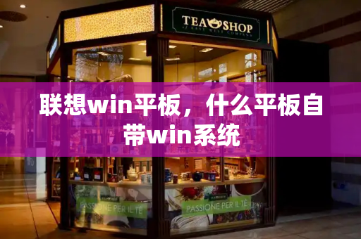 联想win平板，什么平板自带win系统