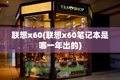 联想x60(联想x60笔记本是哪一年出的)-第1张图片-星选测评