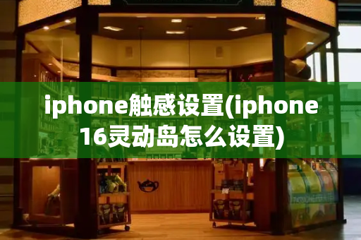 iphone触感设置(iphone16灵动岛怎么设置)
