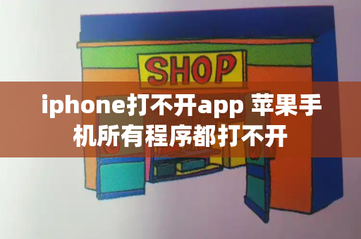 iphone打不开app 苹果手机所有程序都打不开