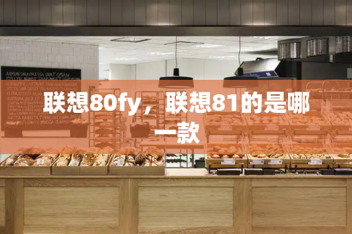联想80fy，联想81的是哪一款-第1张图片-星选测评