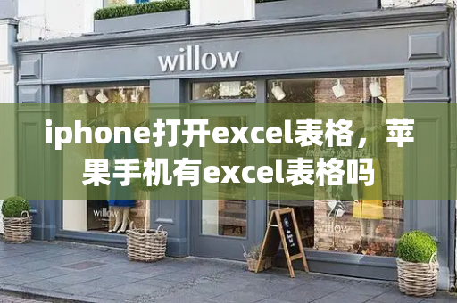 iphone打开excel表格，苹果手机有excel表格吗