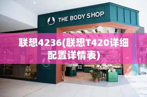 联想4236(联想T420详细配置详情表)