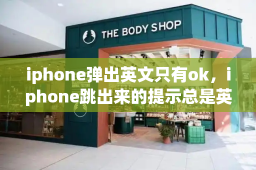 iphone弹出英文只有ok，iphone跳出来的提示总是英文