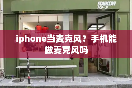 iphone当麦克风？手机能做麦克风吗