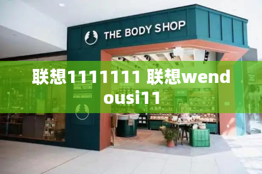 联想1111111 联想wendousi11-第1张图片-星选测评
