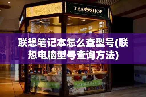 联想笔记本怎么查型号(联想电脑型号查询方法)-第1张图片-星选测评