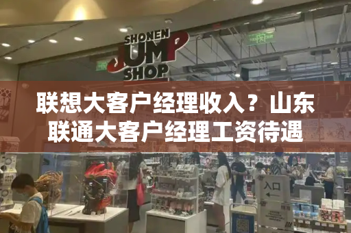 联想大客户经理收入？山东联通大客户经理工资待遇-第1张图片-星选测评