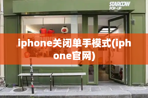 iphone关闭单手模式(iphone官网)