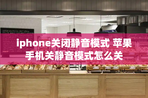 iphone关闭静音模式 苹果手机关静音模式怎么关