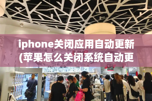 iphone关闭应用自动更新(苹果怎么关闭系统自动更新)