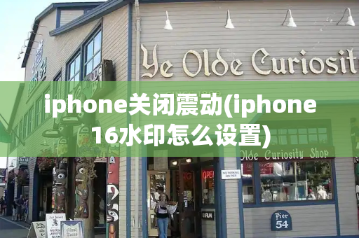 iphone关闭震动(iphone16水印怎么设置)-第1张图片-星选测评