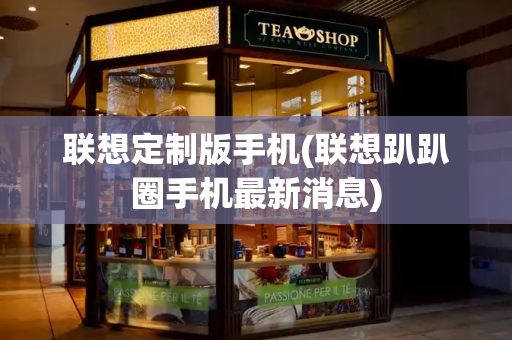 联想定制版手机(联想趴趴圈手机最新消息)