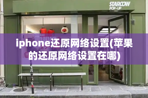 iphone还原网络设置(苹果的还原网络设置在哪)-第1张图片-星选测评