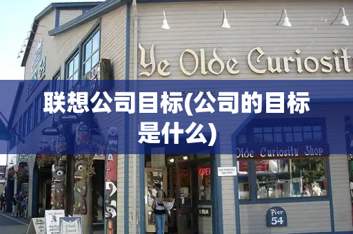 联想公司目标(公司的目标是什么)-第1张图片-星选测评