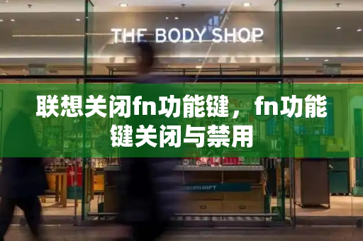 联想关闭fn功能键，fn功能键关闭与禁用