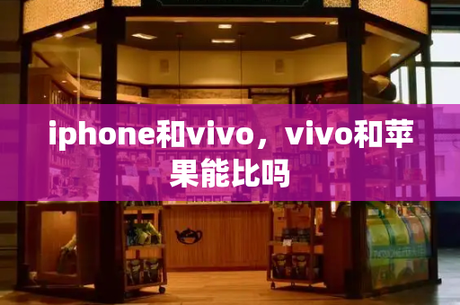 iphone和vivo，vivo和苹果能比吗