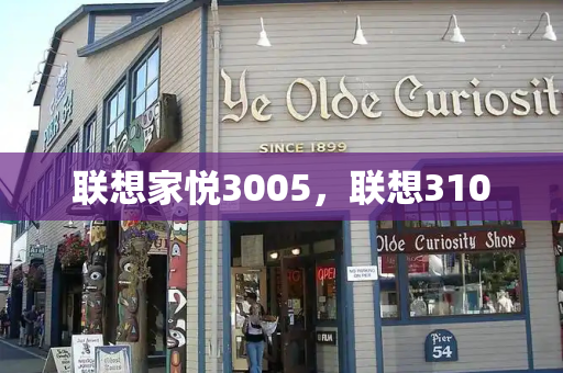 联想家悦3005，联想310-第1张图片-星选测评