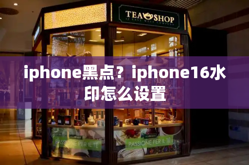 iphone黑点？iphone16水印怎么设置-第1张图片-星选测评