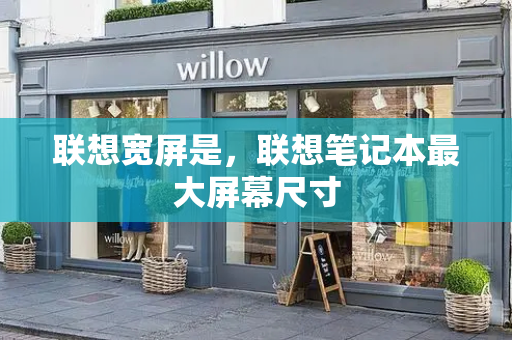 联想宽屏是，联想笔记本最大屏幕尺寸-第1张图片-星选测评