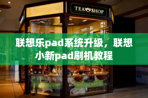 联想乐pad系统升级，联想小新pad刷机教程-第1张图片-星选测评