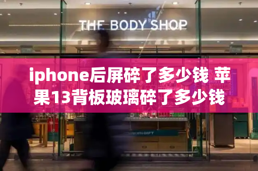 iphone后屏碎了多少钱 苹果13背板玻璃碎了多少钱-第1张图片-星选测评