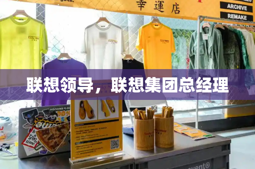 联想领导，联想集团总经理