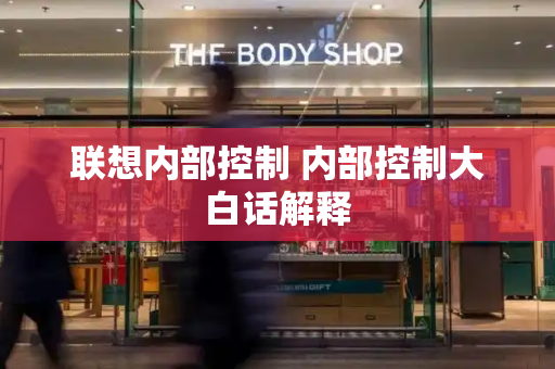 联想内部控制 内部控制大白话解释