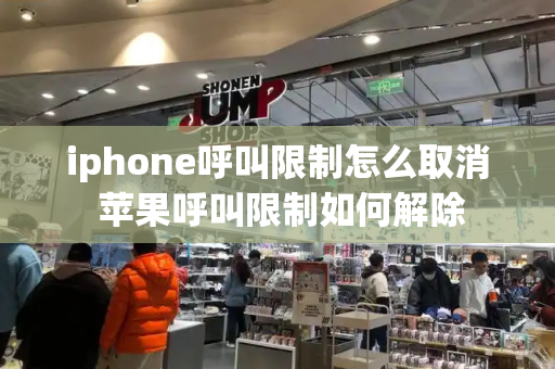 iphone呼叫限制怎么取消 苹果呼叫限制如何解除
