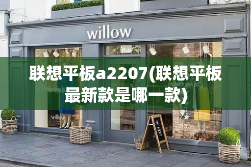 联想平板a2207(联想平板最新款是哪一款)-第1张图片-星选测评