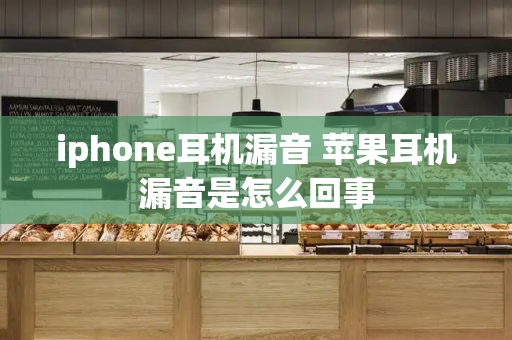 iphone耳机漏音 苹果耳机漏音是怎么回事