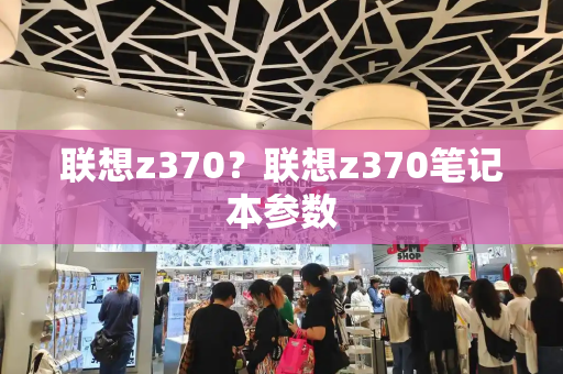 联想z370？联想z370笔记本参数-第1张图片-星选测评