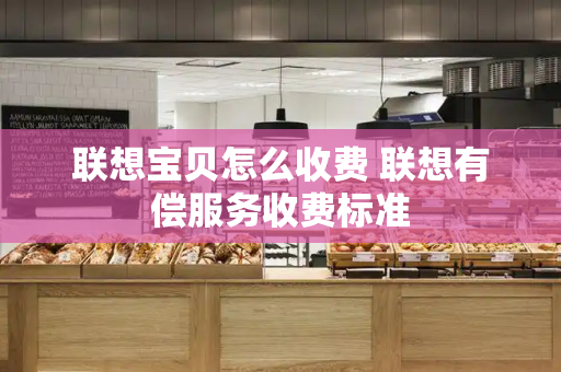 联想宝贝怎么收费 联想有偿服务收费标准-第1张图片-星选测评