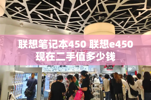 联想笔记本450 联想e450现在二手值多少钱-第1张图片-星选测评