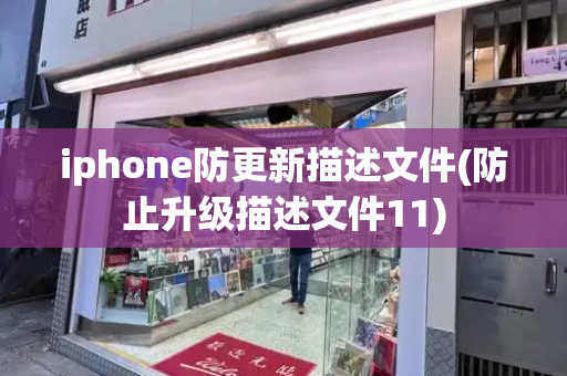 iphone防更新描述文件(防止升级描述文件11)
