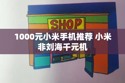 1000元小米手机推荐 小米非刘海千元机