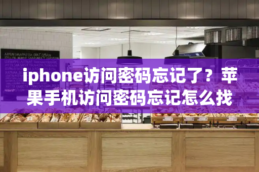 iphone访问密码忘记了？苹果手机访问密码忘记怎么找回