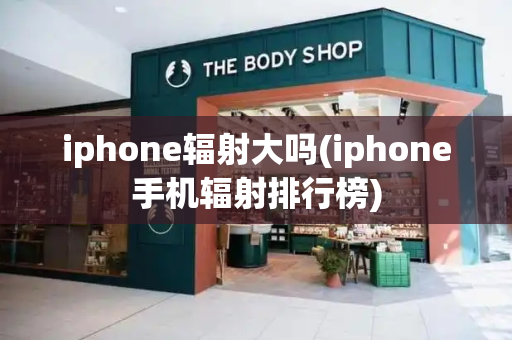 iphone辐射大吗(iphone手机辐射排行榜)-第1张图片-星选测评