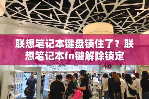 联想笔记本键盘锁住了？联想笔记本fn键解除锁定-第1张图片-星选测评