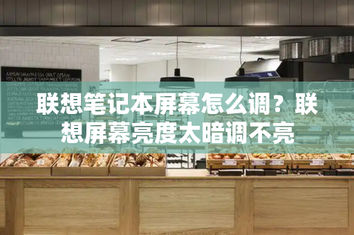 联想笔记本屏幕怎么调？联想屏幕亮度太暗调不亮-第1张图片-星选测评